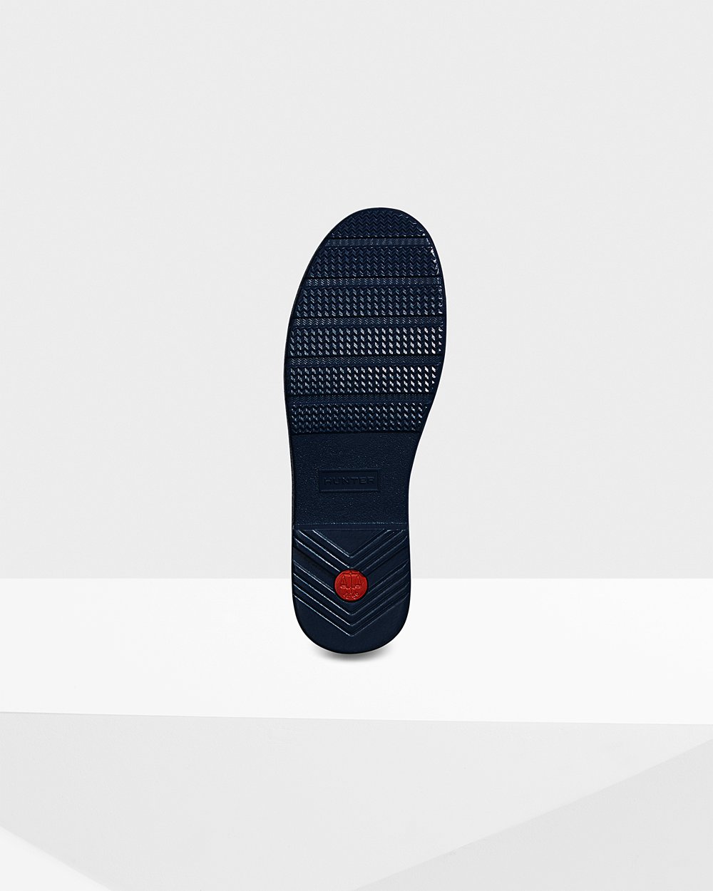 Hunter Chelsea Støvler Dame Mørke Blå | Refined Gloss Slim Fit | YMPAL-1432